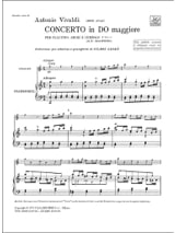 Concerto en Do Maj. - F. 6 n° 4 - Ottavino piano - VIVALDI - Partition